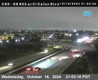 SB 805 at El Cajon Blvd (On Ramp)