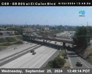 SB 805 at El Cajon Blvd (On Ramp)