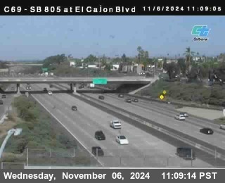 SB 805 at El Cajon Blvd (On Ramp)