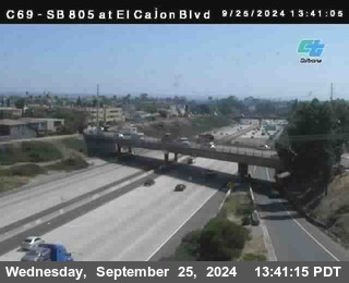 SB 805 at El Cajon Blvd (On Ramp)