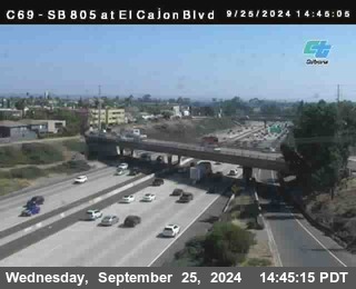 SB 805 at El Cajon Blvd (On Ramp)