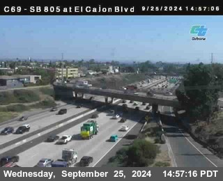 SB 805 at El Cajon Blvd (On Ramp)