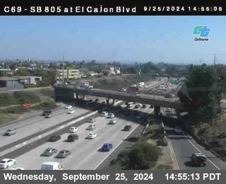 SB 805 at El Cajon Blvd (On Ramp)