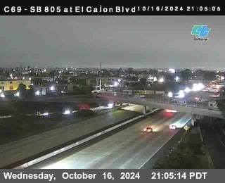 SB 805 at El Cajon Blvd (On Ramp)