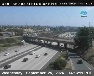 SB 805 at El Cajon Blvd (On Ramp)