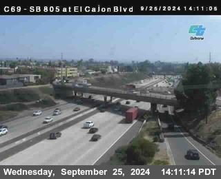 SB 805 at El Cajon Blvd (On Ramp)