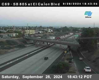 SB 805 at El Cajon Blvd (On Ramp)