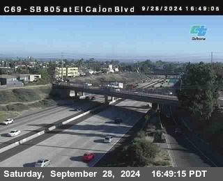 SB 805 at El Cajon Blvd (On Ramp)