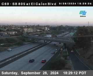 SB 805 at El Cajon Blvd (On Ramp)