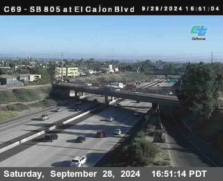 SB 805 at El Cajon Blvd (On Ramp)