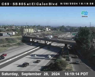 SB 805 at El Cajon Blvd (On Ramp)