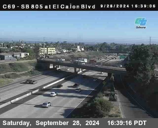 SB 805 at El Cajon Blvd (On Ramp)