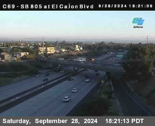 SB 805 at El Cajon Blvd (On Ramp)