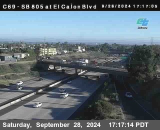 SB 805 at El Cajon Blvd (On Ramp)