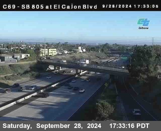 SB 805 at El Cajon Blvd (On Ramp)