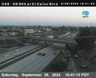 SB 805 at El Cajon Blvd (On Ramp)