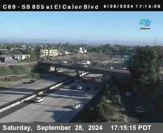 SB 805 at El Cajon Blvd (On Ramp)