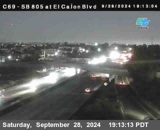 SB 805 at El Cajon Blvd (On Ramp)