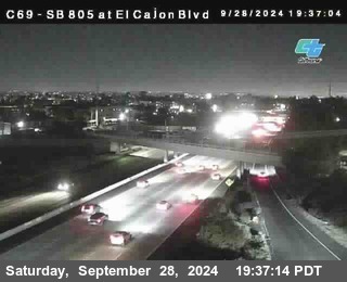 SB 805 at El Cajon Blvd (On Ramp)