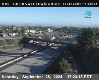 SB 805 at El Cajon Blvd (On Ramp)