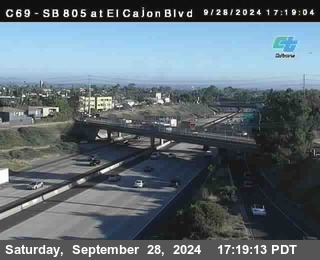 SB 805 at El Cajon Blvd (On Ramp)