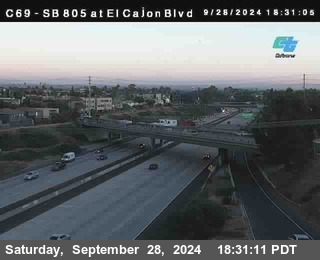 SB 805 at El Cajon Blvd (On Ramp)