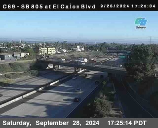 SB 805 at El Cajon Blvd (On Ramp)