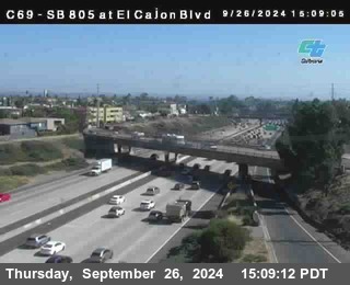 SB 805 at El Cajon Blvd (On Ramp)