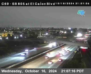 SB 805 at El Cajon Blvd (On Ramp)