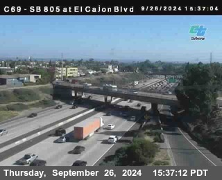 SB 805 at El Cajon Blvd (On Ramp)