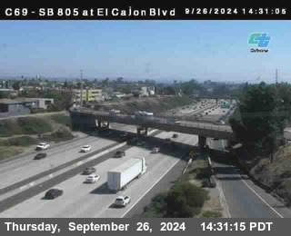 SB 805 at El Cajon Blvd (On Ramp)