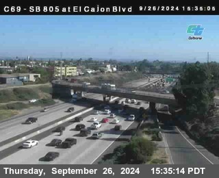 SB 805 at El Cajon Blvd (On Ramp)