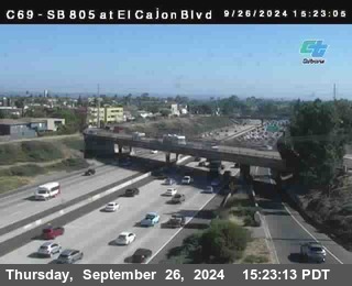 SB 805 at El Cajon Blvd (On Ramp)