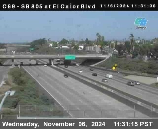 SB 805 at El Cajon Blvd (On Ramp)