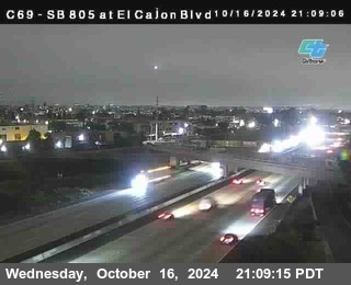 SB 805 at El Cajon Blvd (On Ramp)