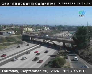 SB 805 at El Cajon Blvd (On Ramp)