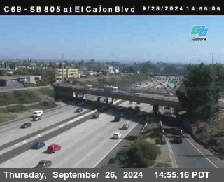 SB 805 at El Cajon Blvd (On Ramp)