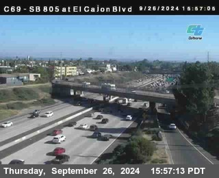 SB 805 at El Cajon Blvd (On Ramp)