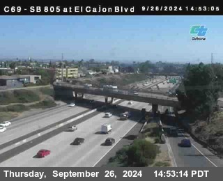 SB 805 at El Cajon Blvd (On Ramp)