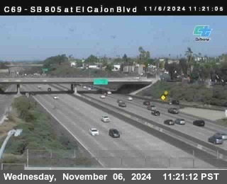 SB 805 at El Cajon Blvd (On Ramp)