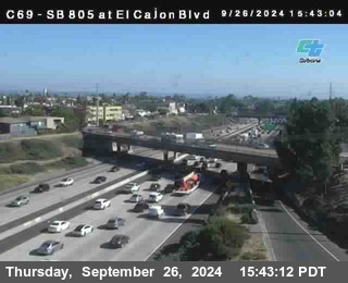 SB 805 at El Cajon Blvd (On Ramp)