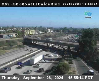 SB 805 at El Cajon Blvd (On Ramp)