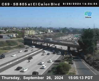 SB 805 at El Cajon Blvd (On Ramp)