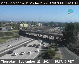 SB 805 at El Cajon Blvd (On Ramp)