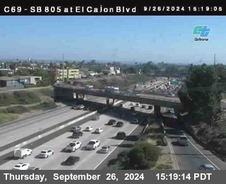 SB 805 at El Cajon Blvd (On Ramp)