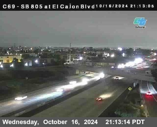 SB 805 at El Cajon Blvd (On Ramp)