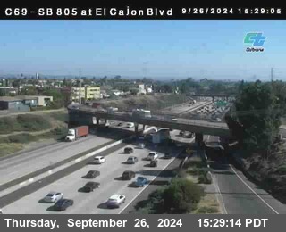 SB 805 at El Cajon Blvd (On Ramp)