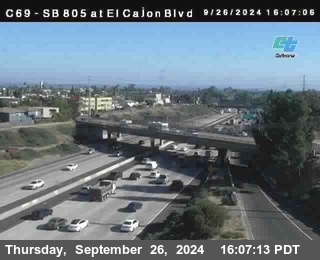 SB 805 at El Cajon Blvd (On Ramp)