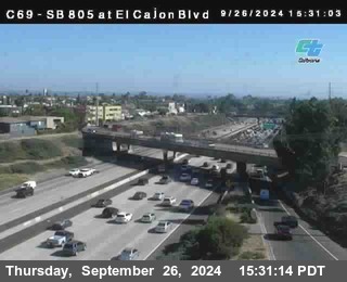 SB 805 at El Cajon Blvd (On Ramp)