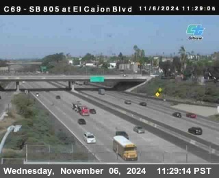 SB 805 at El Cajon Blvd (On Ramp)